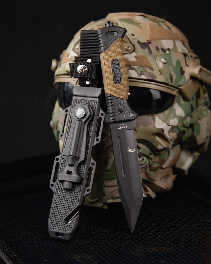 Ніж AK-47 coyot/black tanta ВТ5556