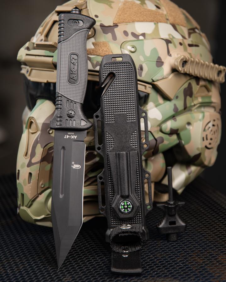 Ніж AK-47 grey/black tanta ВТ5557