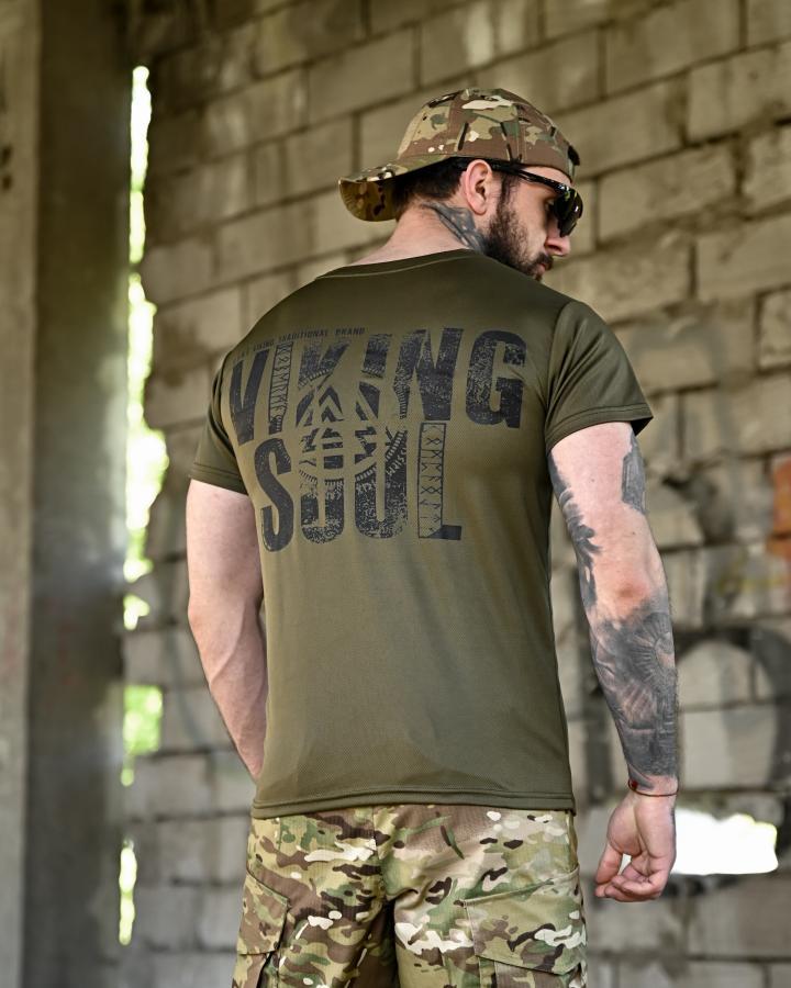 Футболка BORN OF WAR Viking soul oliva ВТ4633