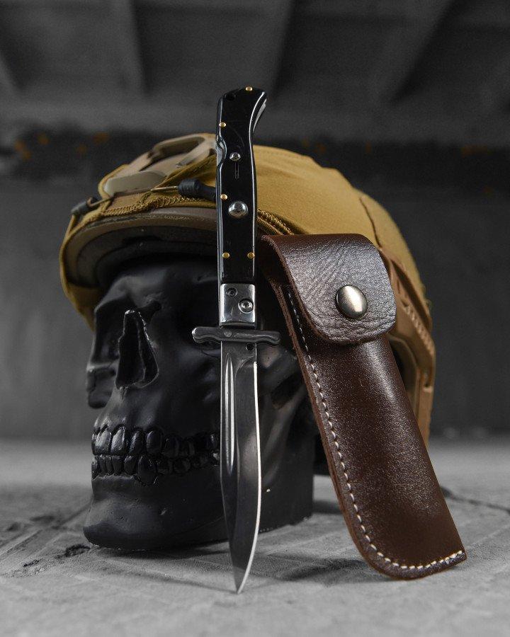 Ніж викидний SRT black НП4985