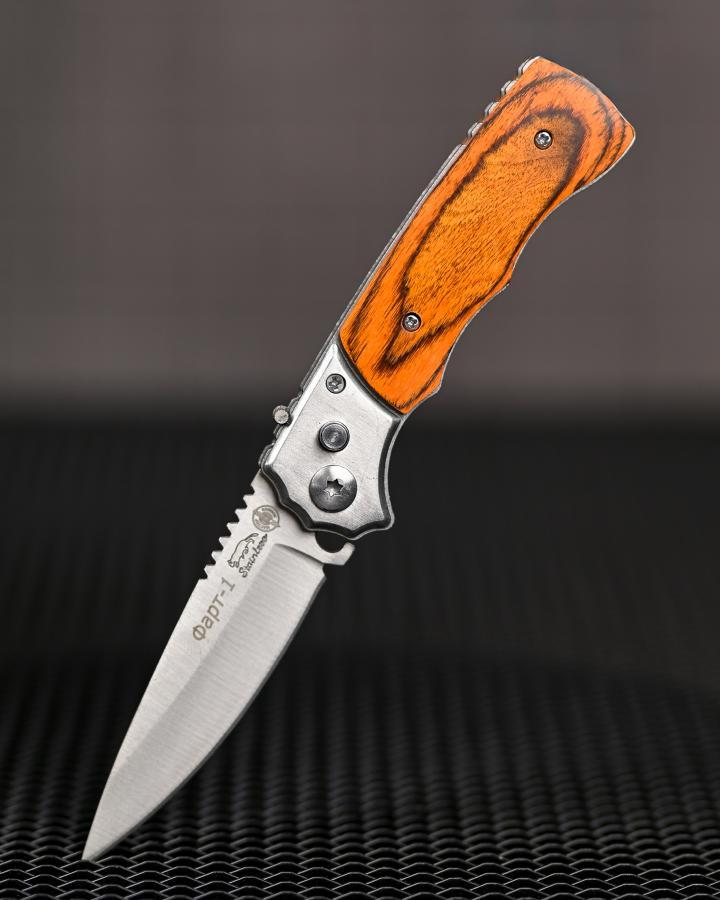 Ніж викидний wood ВТ6954