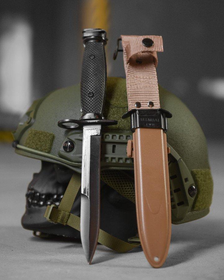 Штик-ніж   M7 з чохлом Коричневий