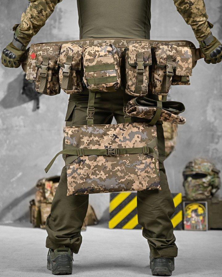Тактичний комплект РПС (розвантажувально-поясна система) "Піксель" з посиленим каркасом