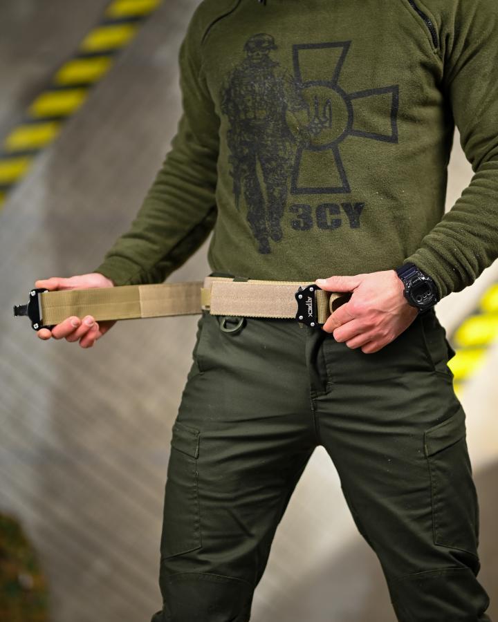 Тактичний ремінь Ranger Belt Attack coyot ВТ4755