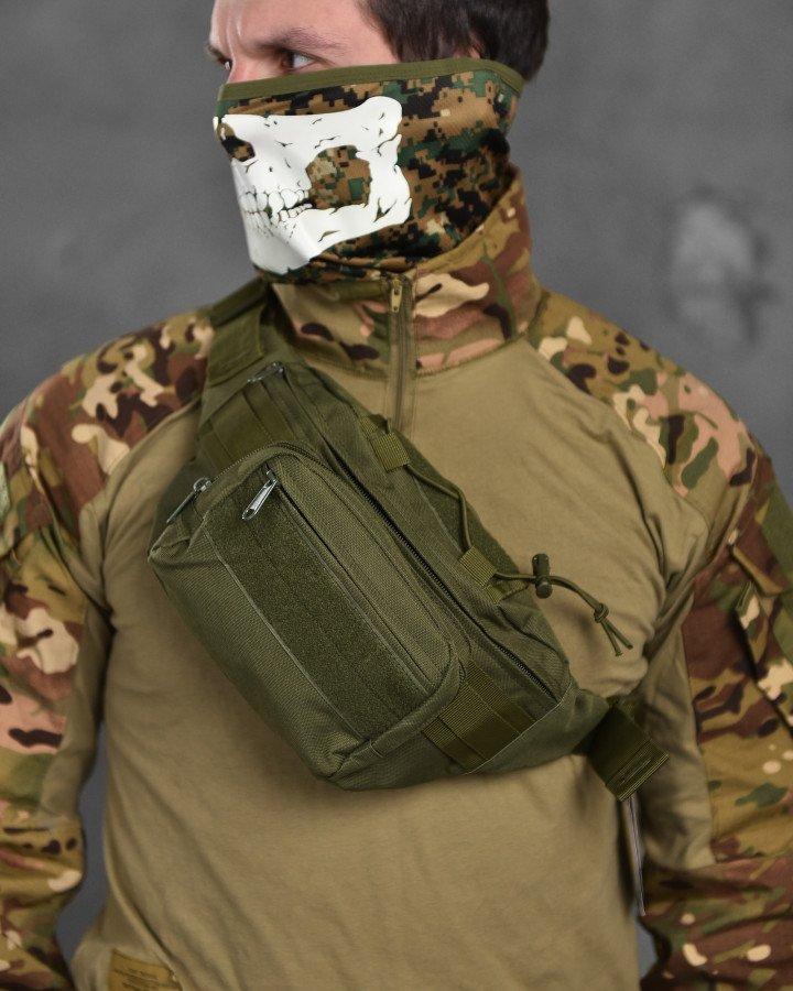 Сумка на пояс Silver Knight olive ВТ1055