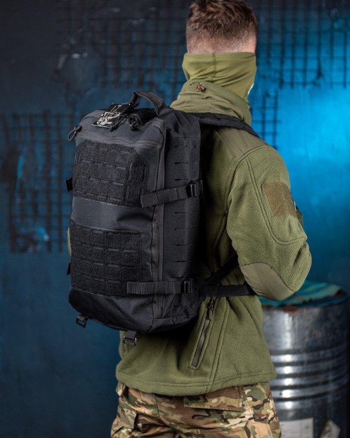 Тактичний рюкзак 36 л Silver Knight black ВТ7634