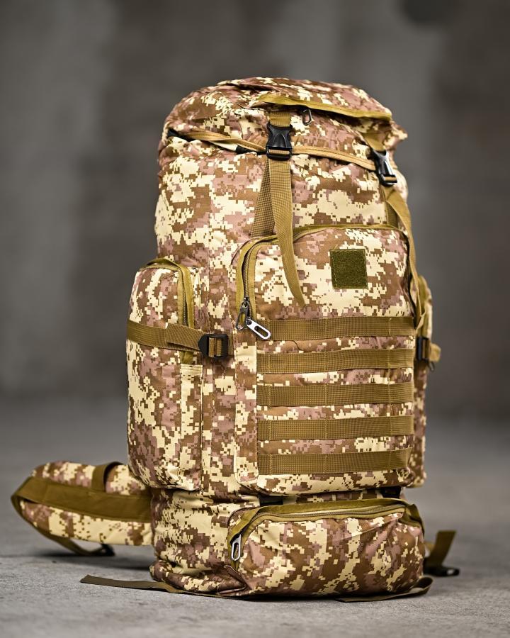 Тактичний рюкзак Outdoor 70L Sahara ВТ6789