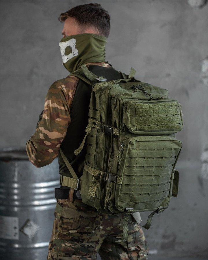 Штурмовий рюкзак US Laser Cut Assault oliva  47L