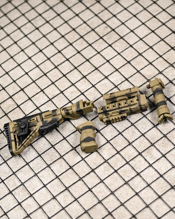 Набір приклад телескопічний Fab Defense Койот camo