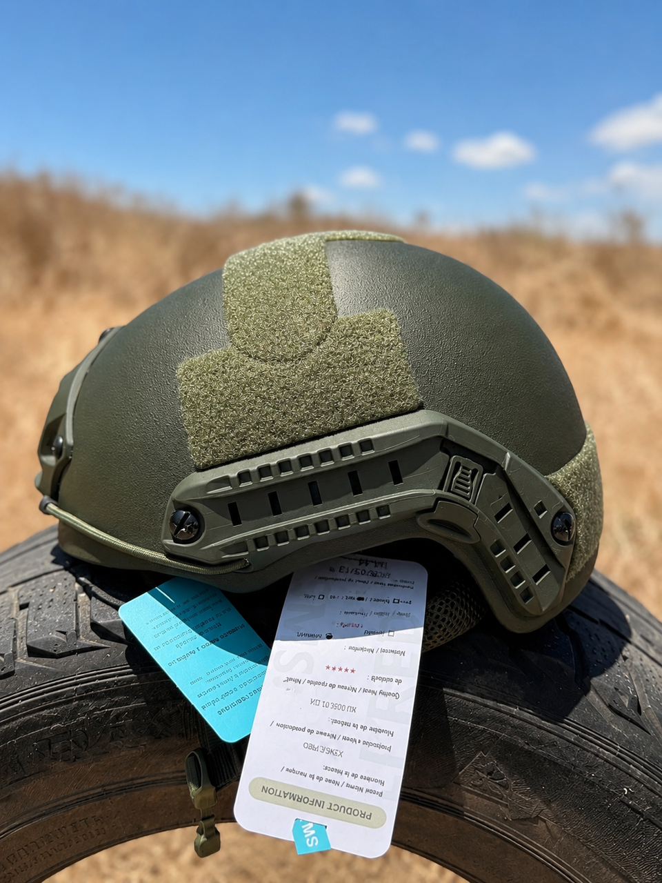 Кевларовий шолом FAST NIJ IIIA 1 клас захисту Olive із сертифікатом якості