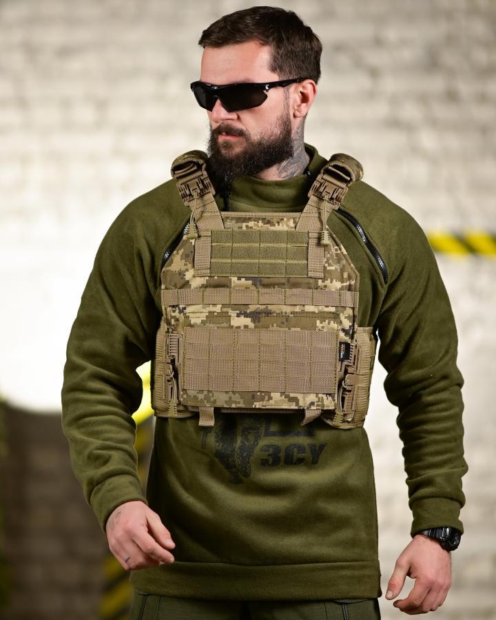 Плитоноска Plate Carrier 4 точки скидання піксель