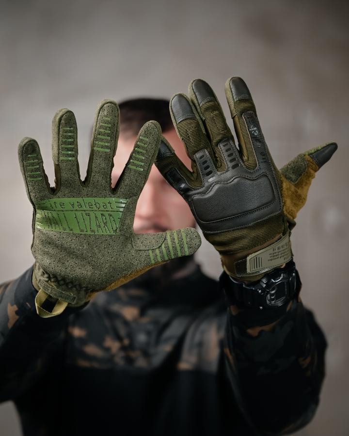 Тактичні рукавички Wallizard Tactical ВТ7466 хакі