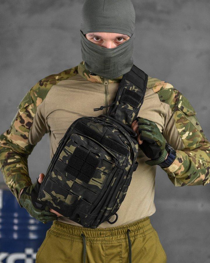 Патрульний однолямковий рюкзак SILVER KNIGHT 8л РГ4625