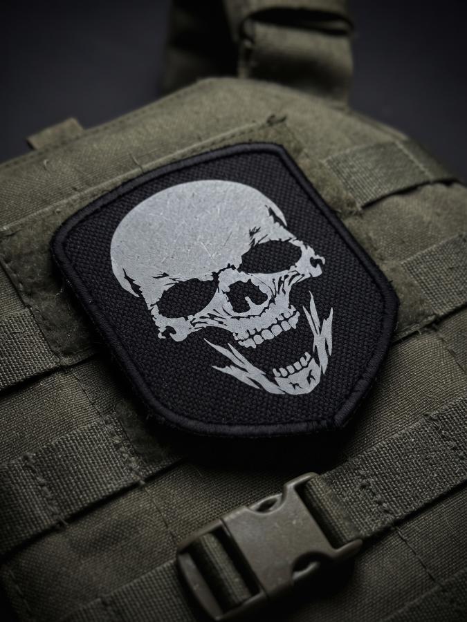 Тактичний шеврон Skull ВТ4664 щит