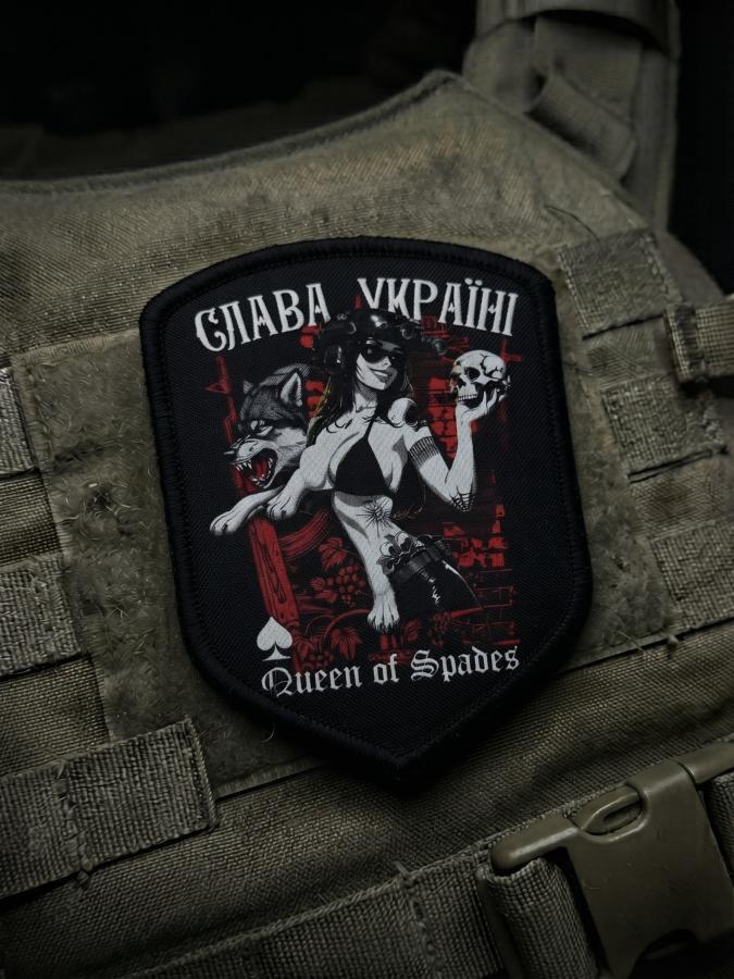 Патч шеврон Відьма ВТ4664 щит