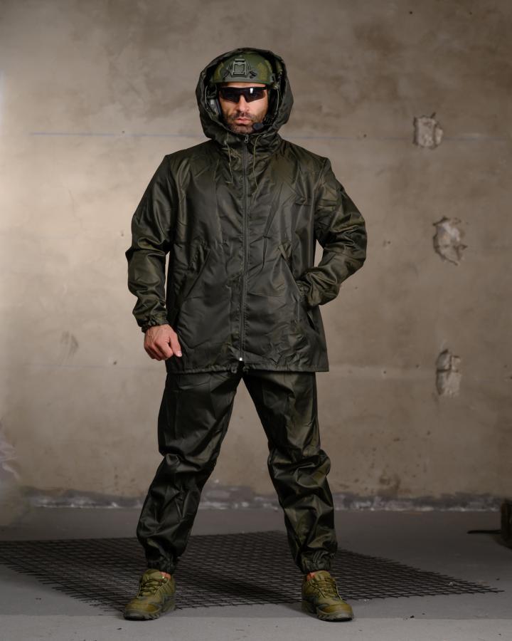 Raincoat suit olive VT4740