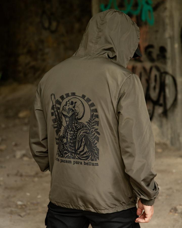 Вітровка в стилі мілітарі BORN OF WAR para bellum олива ВТ5445