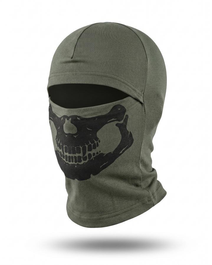 Балаклава Skull олива ТР6936