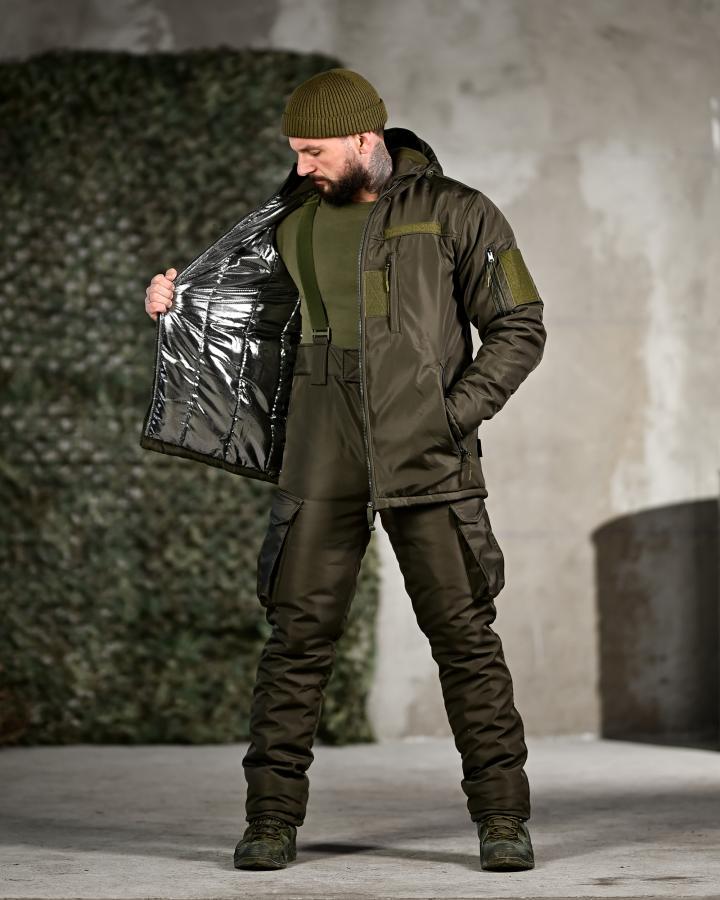 Зимовий тактичний костюм NORTHERN олива ТР6586