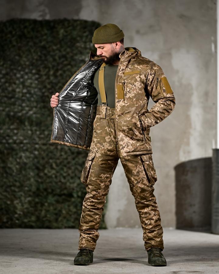 Зимовий тактичний костюм NORTHERN піксель ТР6585