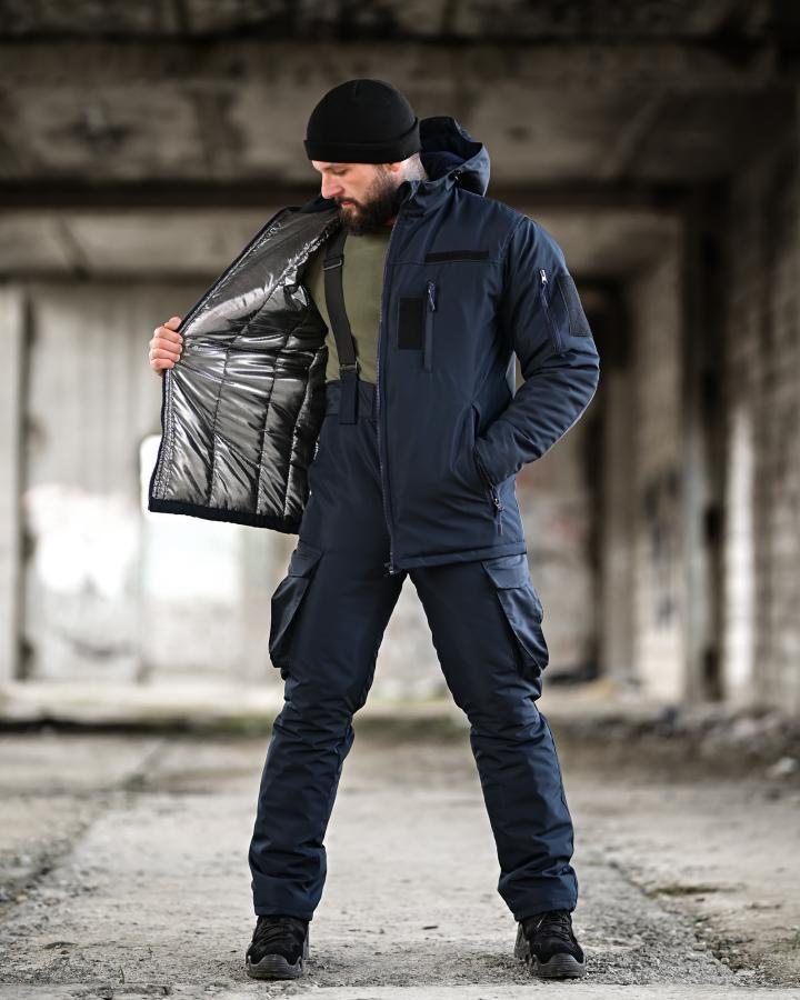 Зимовий тактичний костюм NORTHERN синій ТР6565