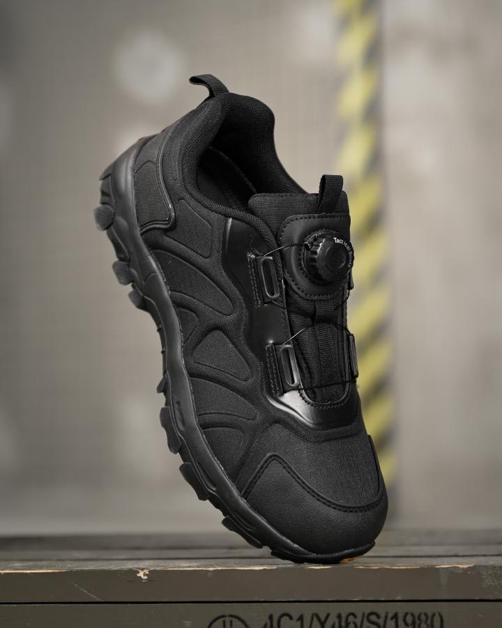 Кросівки Тактичні з автошнурівкою black ТР6832
