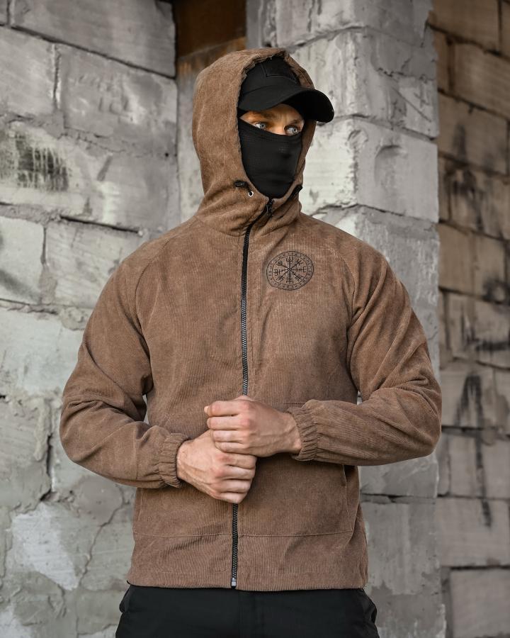 Олимпійка в стилі мілітарі BORN OF WAR руни койот ВМ4736