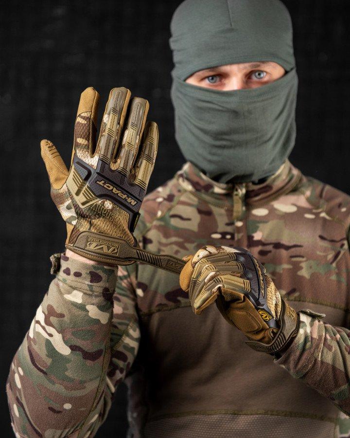 РУЧАТКИ ТАКТИЧНІ MECHANIX "M-PACT® MULTICAM GLOVES ВТ6422