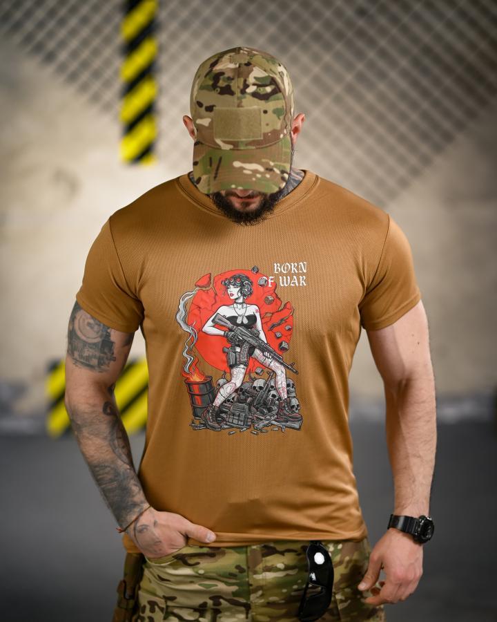 Тактична футболка Born of war coyot ВТ4723