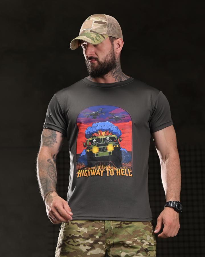 Тактична футболка BORN OF WAR highway grey ВТ4750