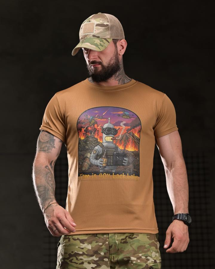 Тактична футболка BORN OF WAR I’m back coyot ВТ4753