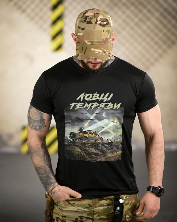 Тактична футболка BORN OF WAR Ловці темряви Black ВТ4724