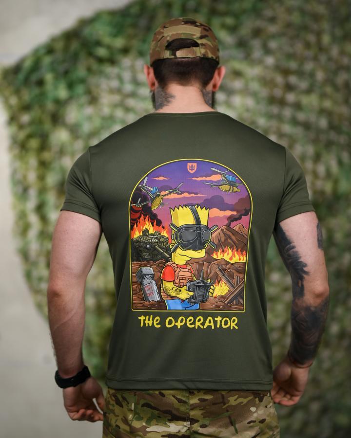 Тактична футболка SELION The operator oliva ТР6220