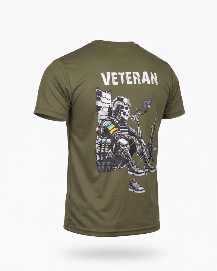 Тактична футболка SELION Veteran oliva ДЛ7221