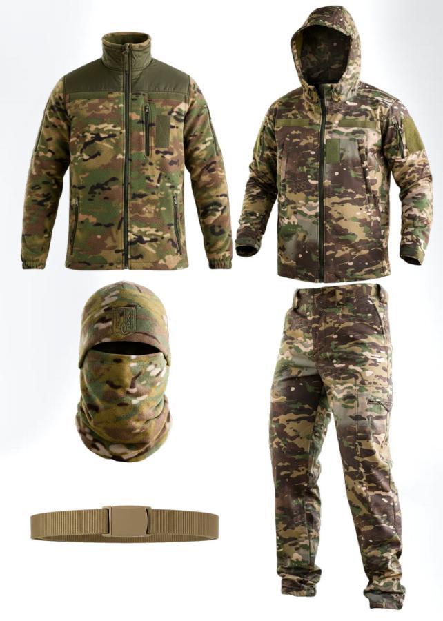 Тактичний костюм Softshell 5в1 LUNAR мультикам ТР6411