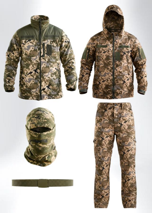Тактичний костюм Softshell 5в1 LUNAR піксель ТР6410